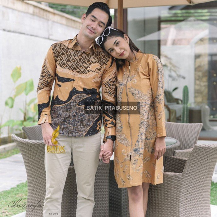 Batik Prabuseno Couple Sarimbit Seragam Katun Furing Gandari Udarati - Tunik Udarati, S