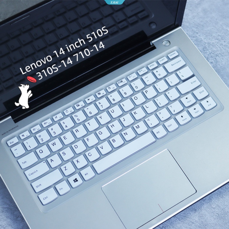 Baru Pelindung Keyboard Komputer Tahan Air Ultra-Tipis Silikon Soft Case Untuk Lenovo 14inch IdeaPad 510S 310S-14 710-14 Cakupan Penuh Keyboard Film [ZK]