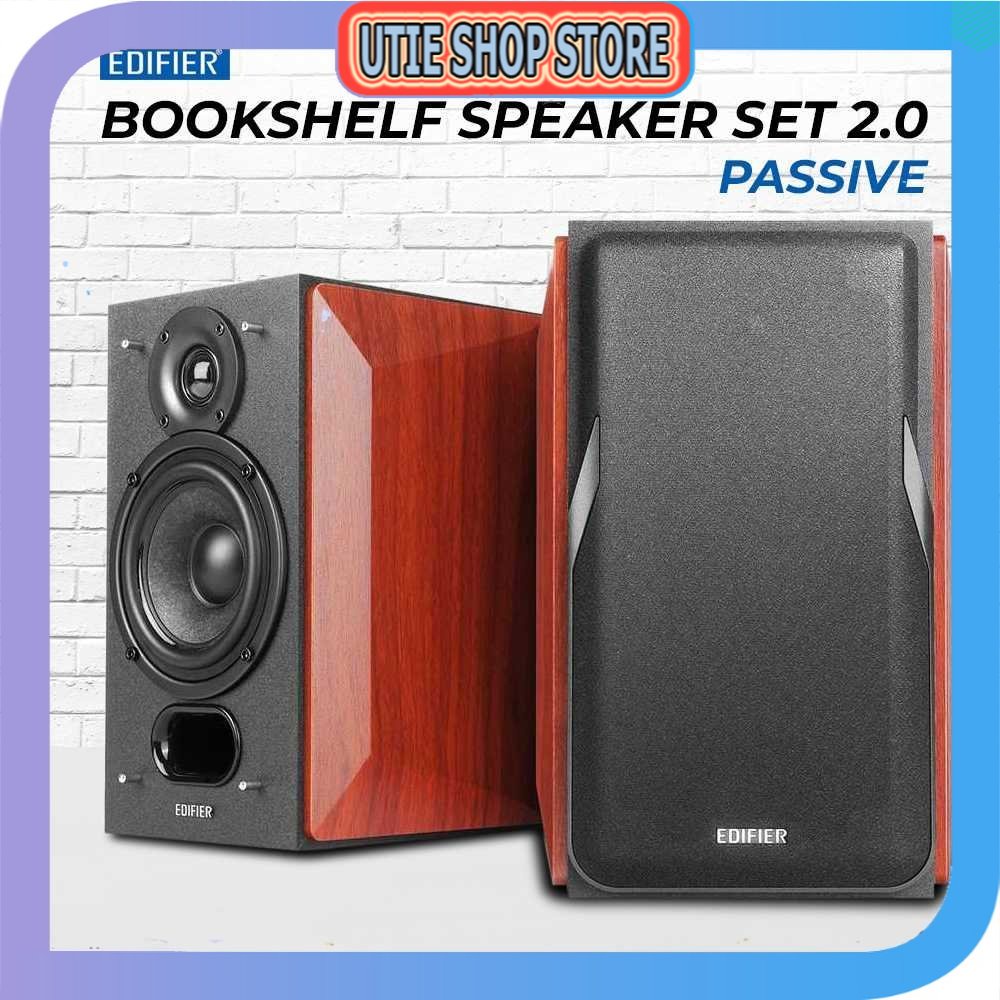 UTIE STORE - Edifier Passive 2.0 Bookshelf Speaker Set - P17