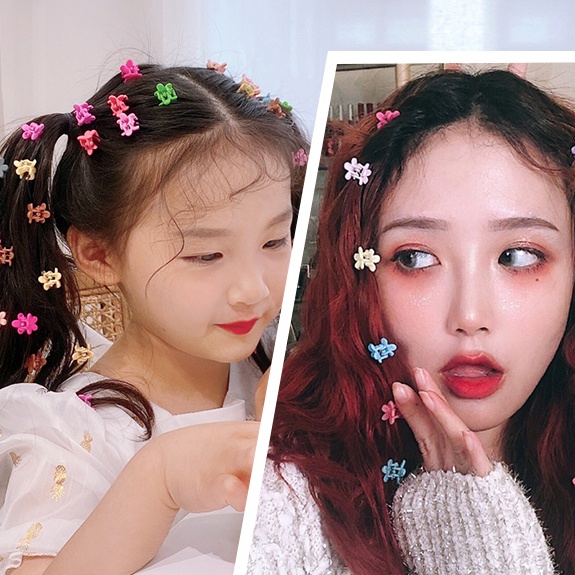 10pcs/lot Jepit Rambut Anak Putri Lucu Mini Hairpin Rambut Perhiasan Anak Hiasan Kepala