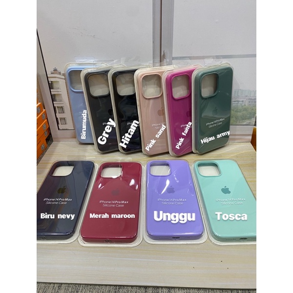 iphone 11/14/14 Plus/14 Pro/14 Pro Max Silicone Case Anti Jamuran