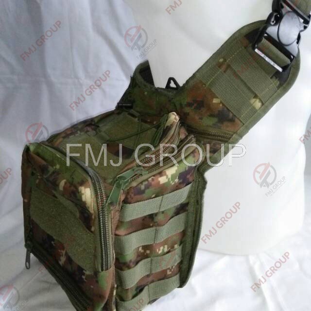 FMJ GROUP Tas Selempang 803 Besar Loreng Marpat,Acupat,Malvinas,Gurun Cordura Local Product