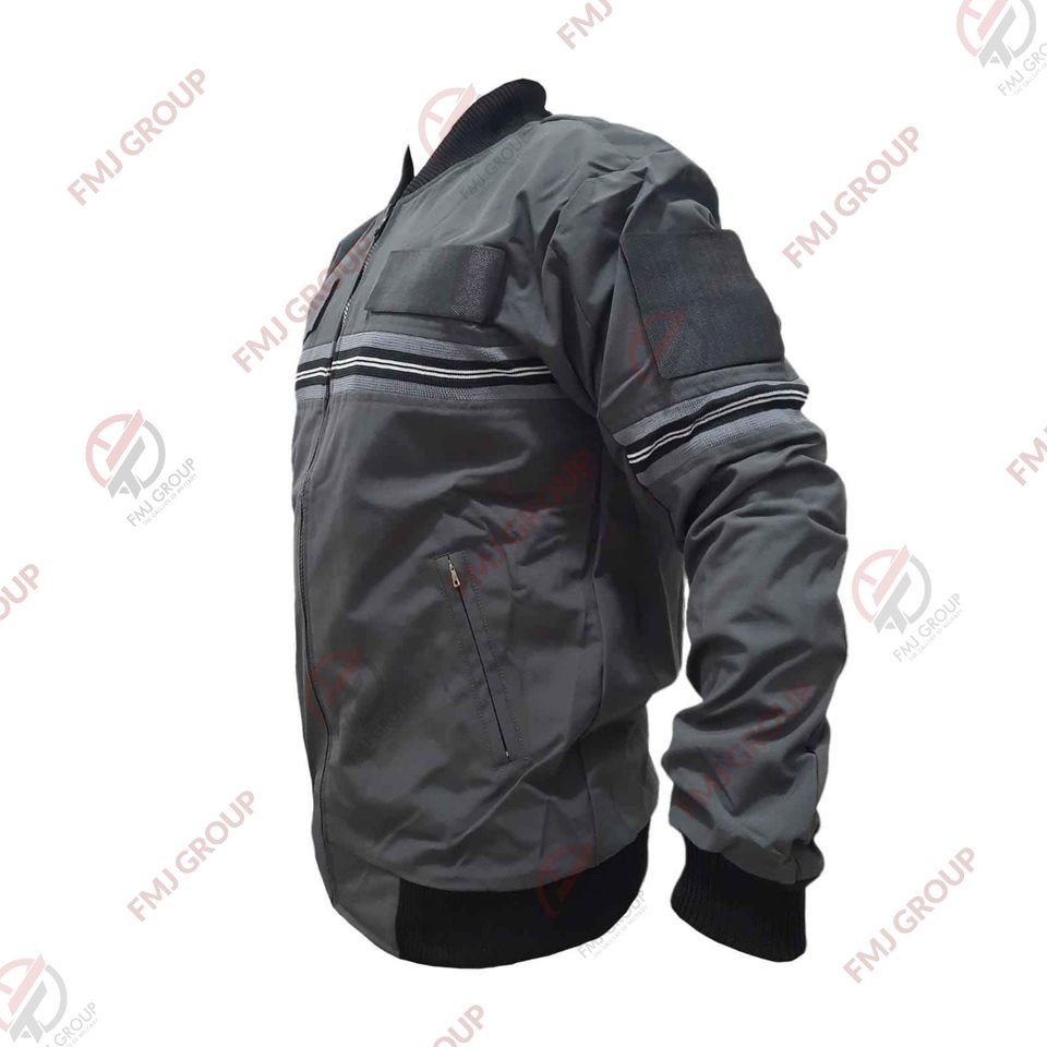 Jaket Bomber Pria Lis Blaster / Jaket Pria Grey