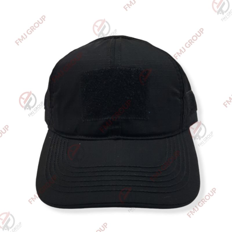 Topi Tactical Velcro / Perekat - Topi Lapangan - Ripstop