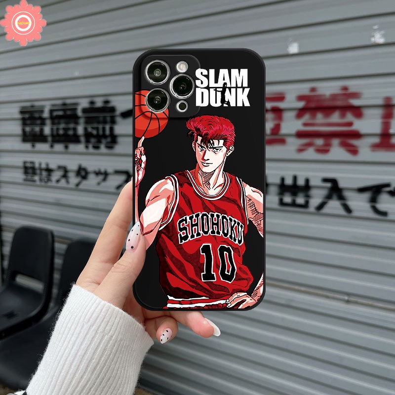 Couple Case Untuk Hot10 12 11 9 Play Note11 12pro 12 G96 8 12 2023 Infinix Hot 11s 20s 11 9 8 12i 20 10t 10s 10Lite Smart 4 5 6 Plus Sakuragi Hanamichi Haruko Akagi Slam Dunk Sarung