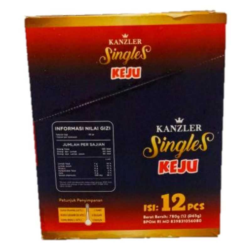 KANZLER Sosis Singles Keju 1 Box