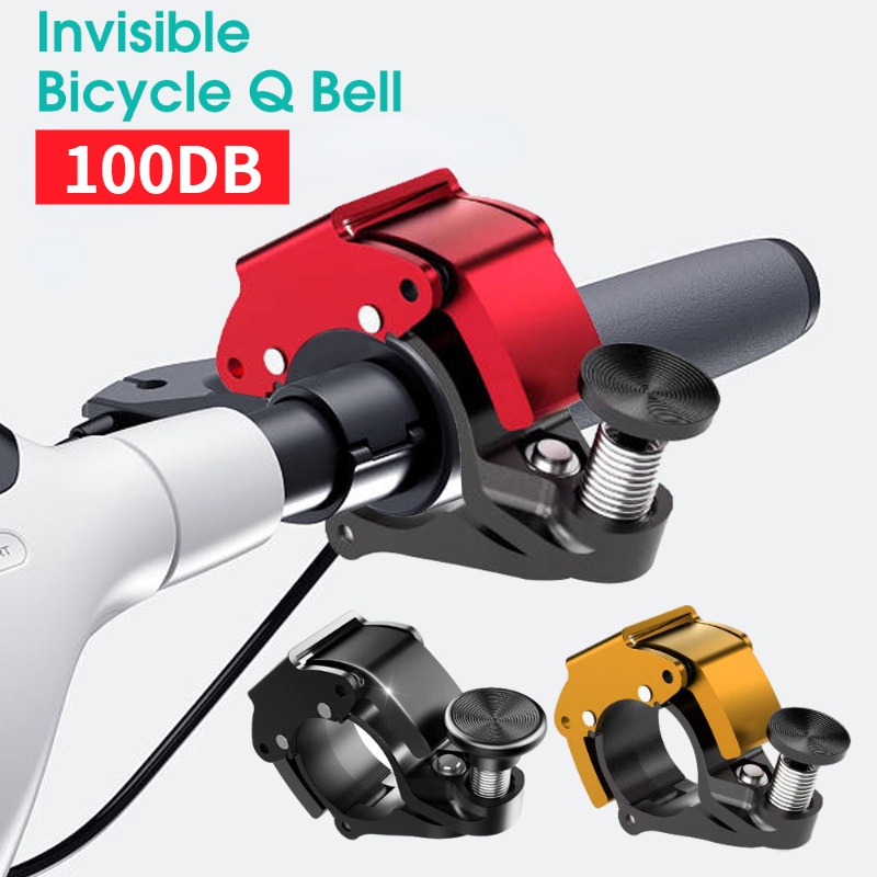 4warna Kreatif Aluminium Alloy Concealed Bicycle Bell/Cincin Sepeda Gunung Universal Peringatan Tanduk Bersepeda Aksesoris Keselamatan Luar Ruangan