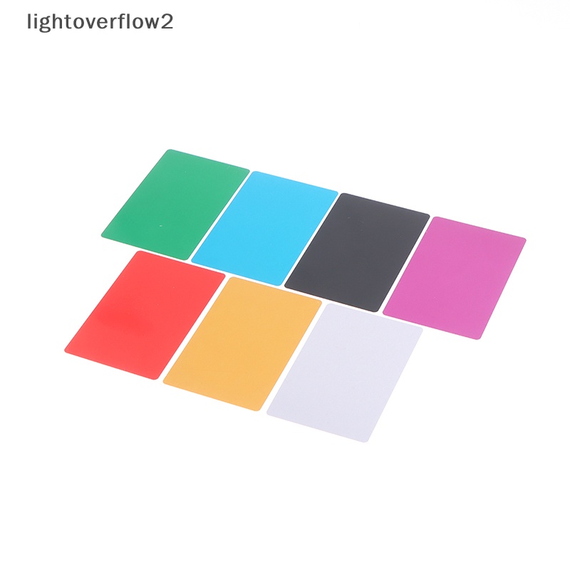 [lightoverflow2] 10pcs Kartu Nama Logam Kosong Aluminium Alloy Blanks Card DIY Laser Pring [ID]