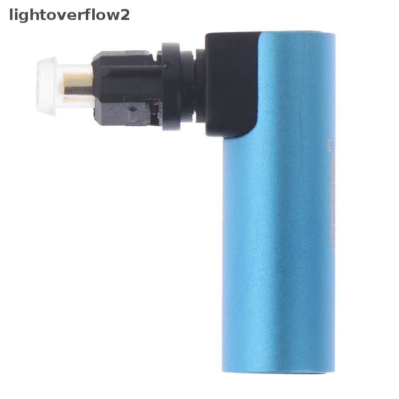[lightoverflow2] Sudut Kanan Digital Optik Audio SPDIF Toslink Adaptor Optik 90derajat [ID]