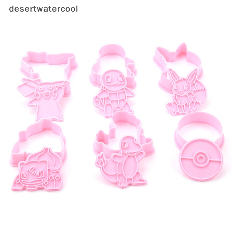 Deid 6Set Kartun elf Cookie Press Tipe Biskuit Plastik cutg die set Martijn