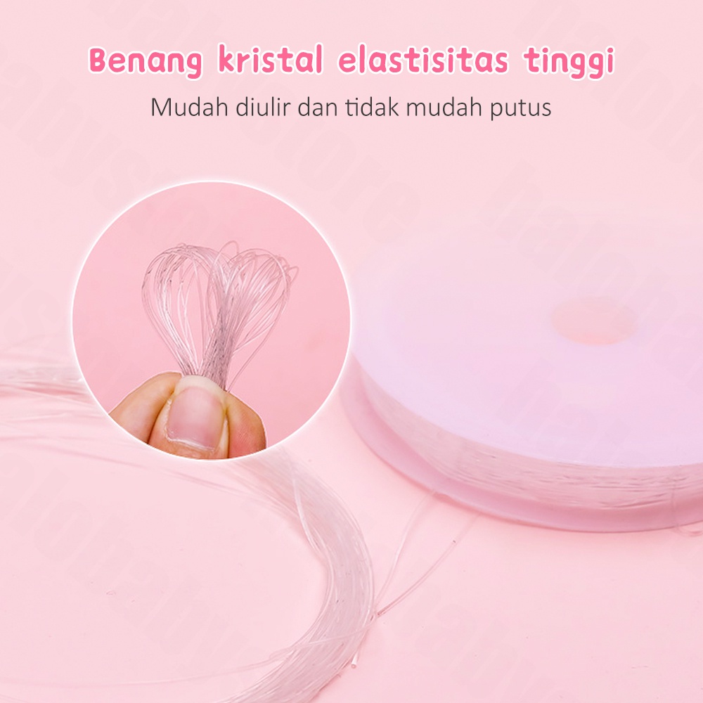 Halo Baby Mainan Edukasi kreatifitas anak Meronce Gelang/DIY Aksesoris / Mainan Kreatifitas Anak/ DIY kalung