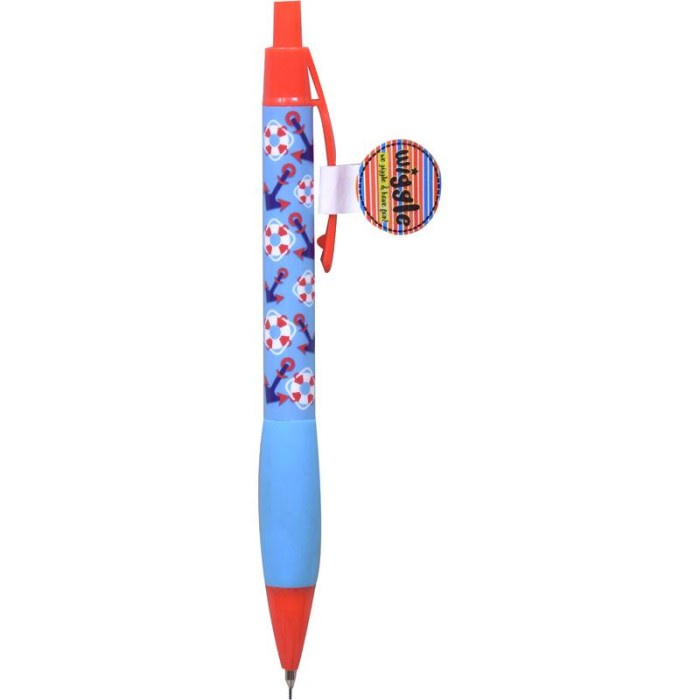

ARS04 WIGGLE PENCIL MECHANICAL/PENSIL MEKANIK 3 VARAIN MOTIF - Nautical