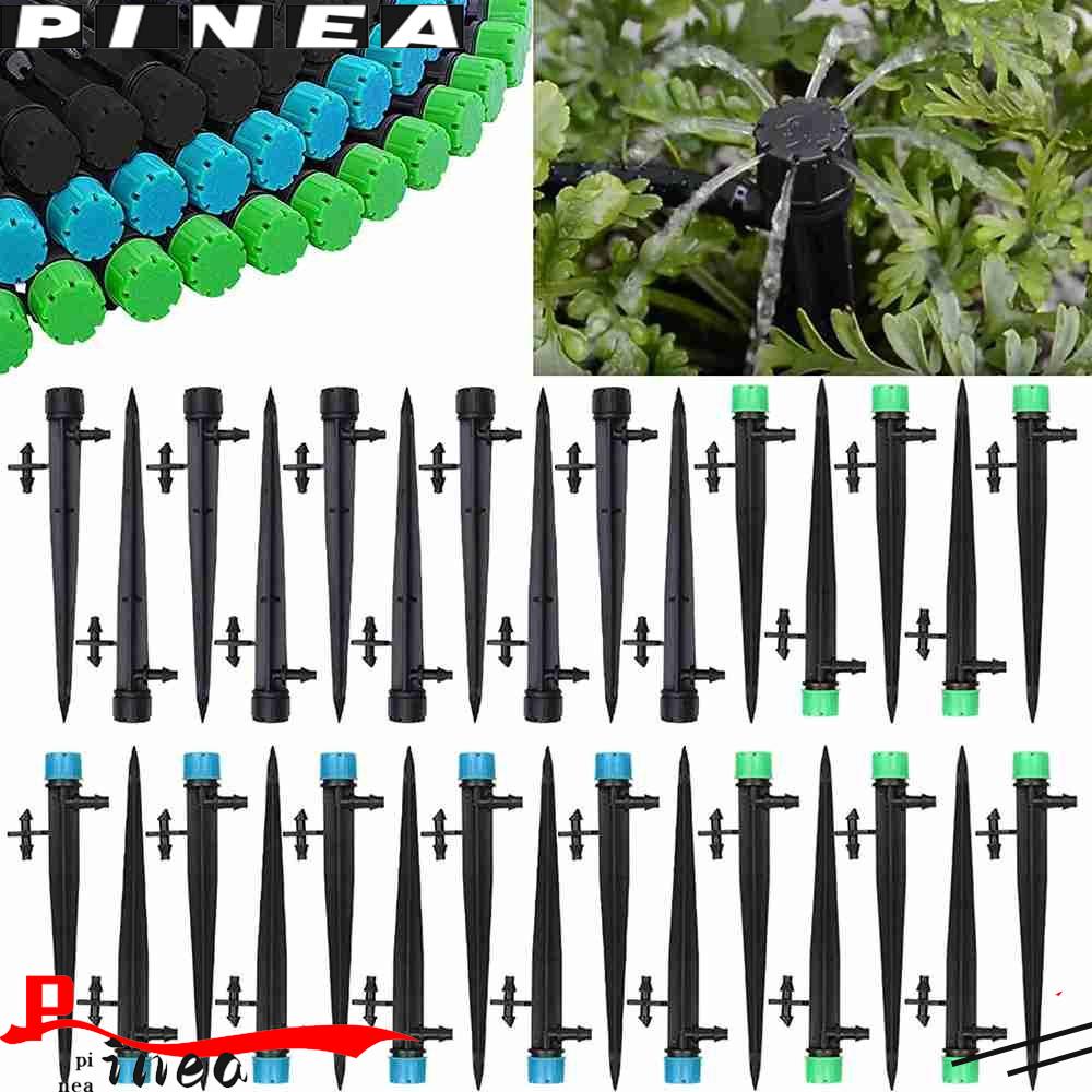 Nanas 50PCS Misting Nozzle Perlengkapan Berkebun Penyiraman Otomatis Dengan Plunger Irigasi Taman