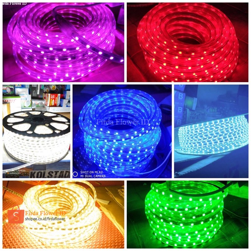 Lampu Led Strip led strip Plafon 7 Meter Siap Pakai lampu selang hias plafon
