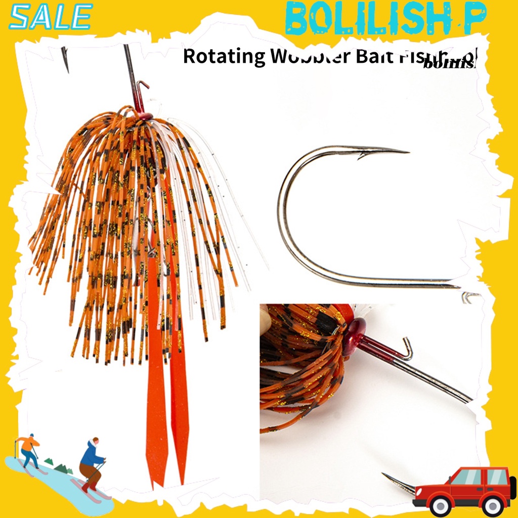 Bo-10g/15.5cm Kepala Ikan Umpan Air Tajam-Baffle Anti-Korosi Anti Gantung 3D Fisheyes Rotating Bait Fishhook Outdoor Angling Tackle