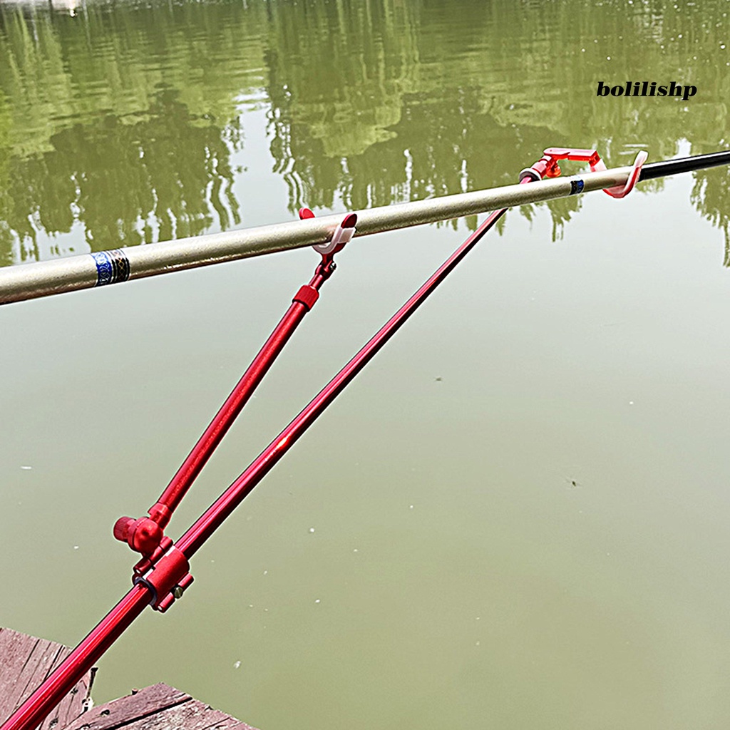 Bo-stand Tiang Sudut 8MM Interface Kiri Kanan Adjustable 180derajat Rotatable Fish Pole Holder Untuk Outdoor