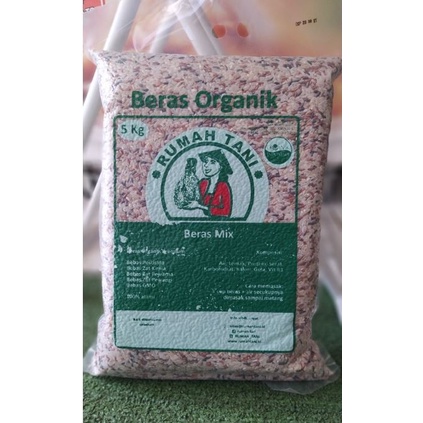 

Beras Organik Mix (Hitam,coklat,merah,putih) 5kg-Rumah Tani Farm