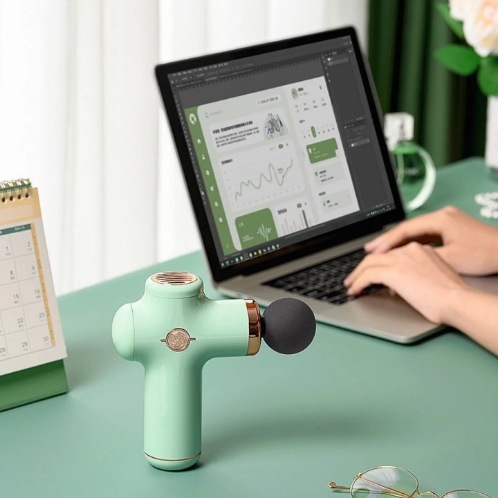 MG11 - Mini Portable Fascia Massage Gun - Alat Pijat Mini Revolusioner