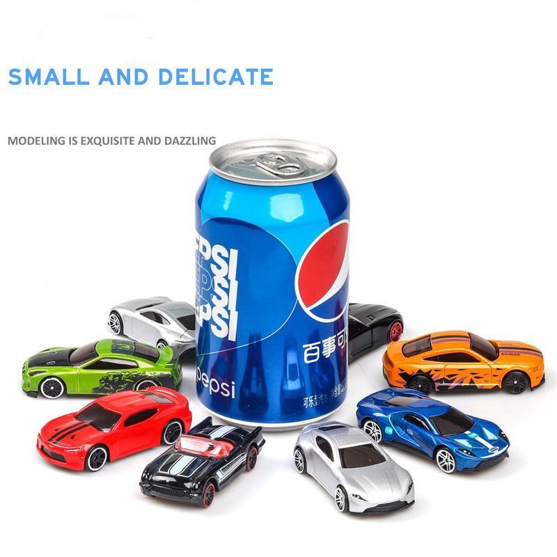 1:64 Alloy Diecast 5Pcs/Set Model Mobil Mainan Simulasi Tubuh Kendaraan Logam Mobil Film Amerika Untuk Mainan Anak