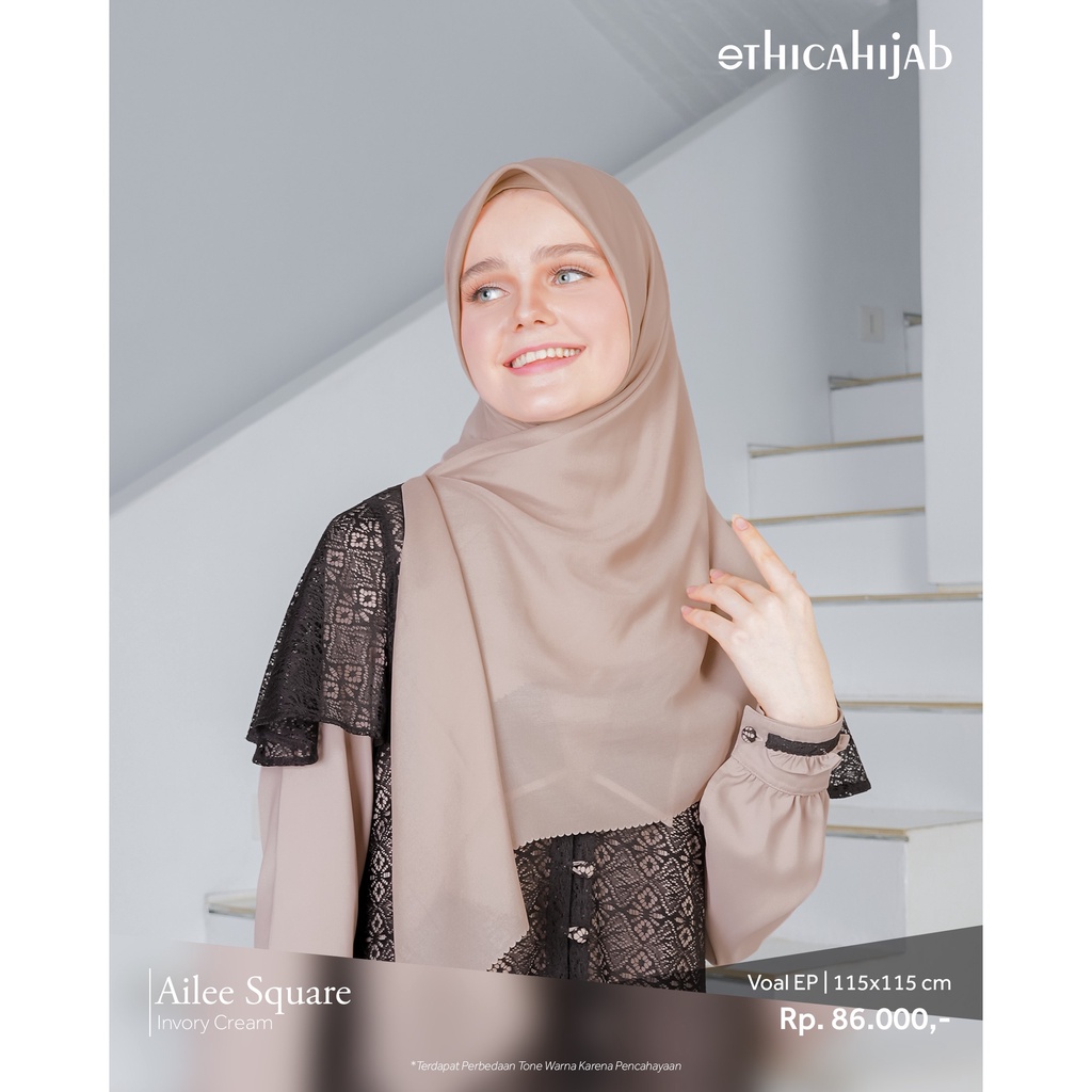 ETHICA HIJAB AILEE BRUSH BROWN (KASHMEER GREEN) DREAM BLUE GREEN BAY HARVEST GOLD IVORY CREAM MIST R