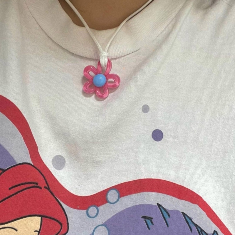 Siy Liontin Bunga Warna-Warni DIY Kalung Gelang Anting Setting Liontin Untuk Membuat Perhiasan Temuan Vanlentin