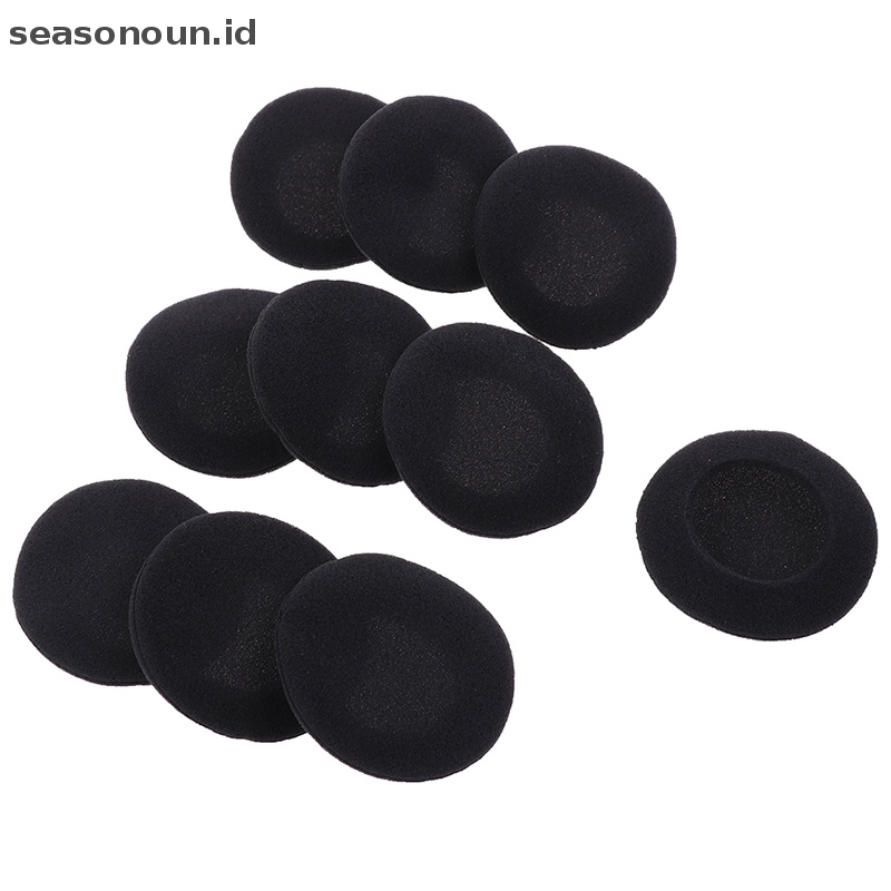 Seasonoun 10pcs 5cm Pengganti Ear Pad Earpads Spons Busa Empuk Bantal Untuk PC131 PX100.