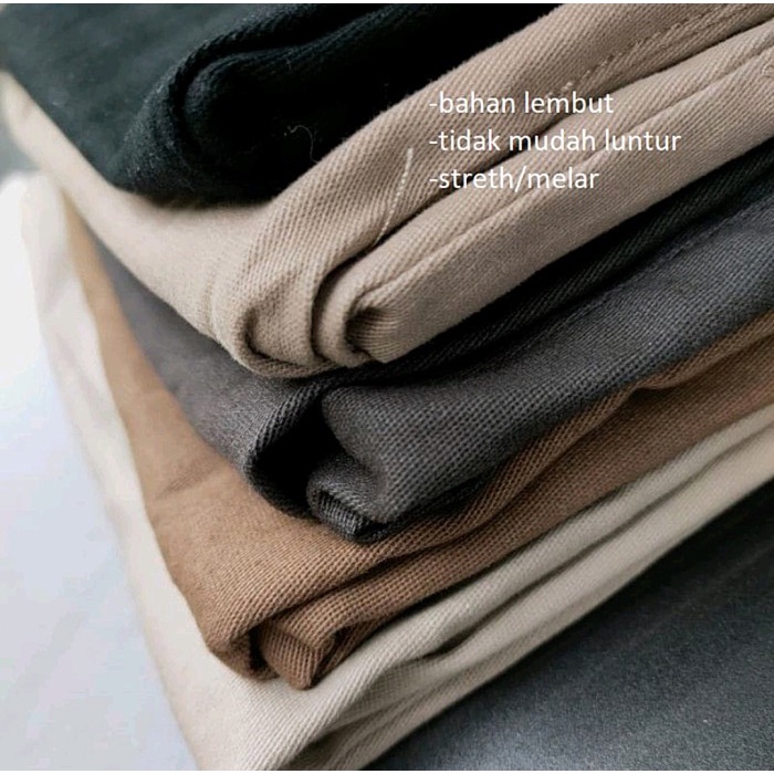 Celana Panjang Pria Chino Slimfit Strech Premium Kerjaseharian Casual