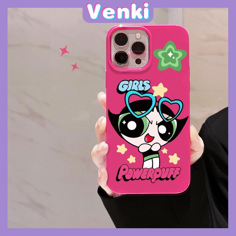 VENKI - For iPhone 11 iPhone Case Black Glossy TPU Soft Case Shockproof Protection Camera Cute Cartoon Character Compatible with iPhone 14 13 Pro max 12 Pro Max xr xs max 7 8Plus