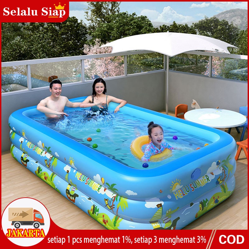 Playground 180 cm kolam renang anak kolam renang karet water spray pads bentuk bulat atau persegi _Swimmming Pool NEW TOYS/kolam renang karet anak jumbo murah/kolam renang anak intex/bak renang anak murah kolam karet /kolam renang anak kotak