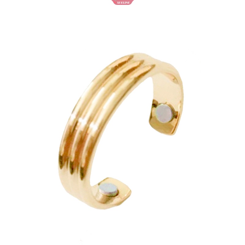 Cincin Magnet Terapi Drainase Getah Bening Untuk Pria Wanita Pembukaan Adjustable Pelangsing Berat Menurunkan Cincin Energi Magnet Jari Cincin [ZXL]