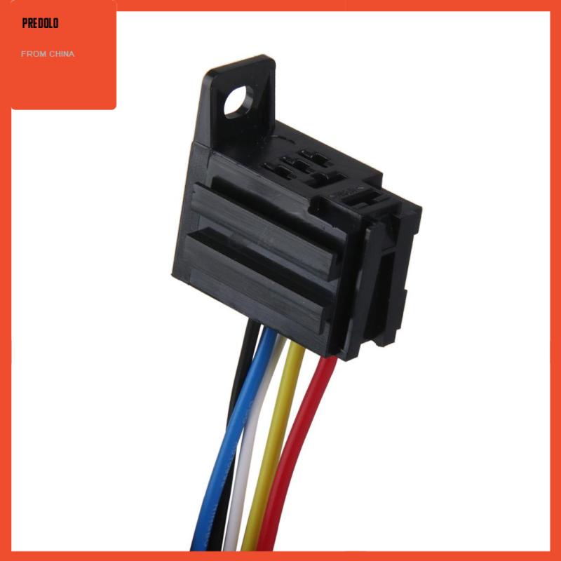 [Predolo] Stop Kontak Kabel Relay Wiring Harness Mobil12 DC 20A/30A AMP 5pin