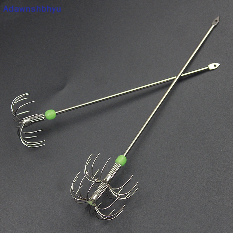 Adhyu Kait Payung Lapisan Ganda Stainless Steel Cumi Gurita Pancing Jig Hooks ID