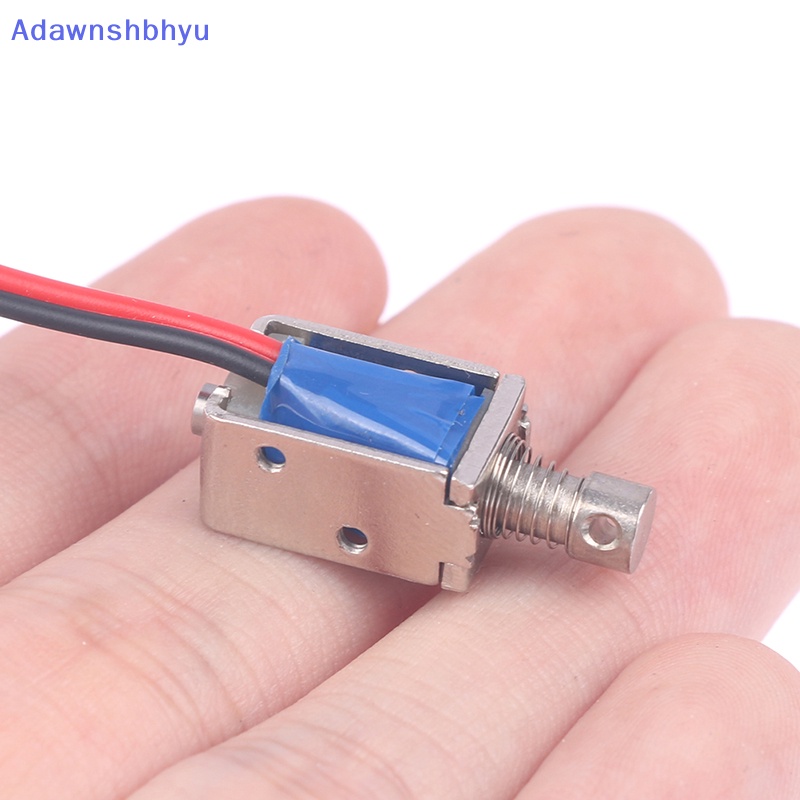 Adhyu DC3V 10mm * 11mm Micro mini Block solenoid Electro Melalui push-pull solenoid Stroke 4mm ID