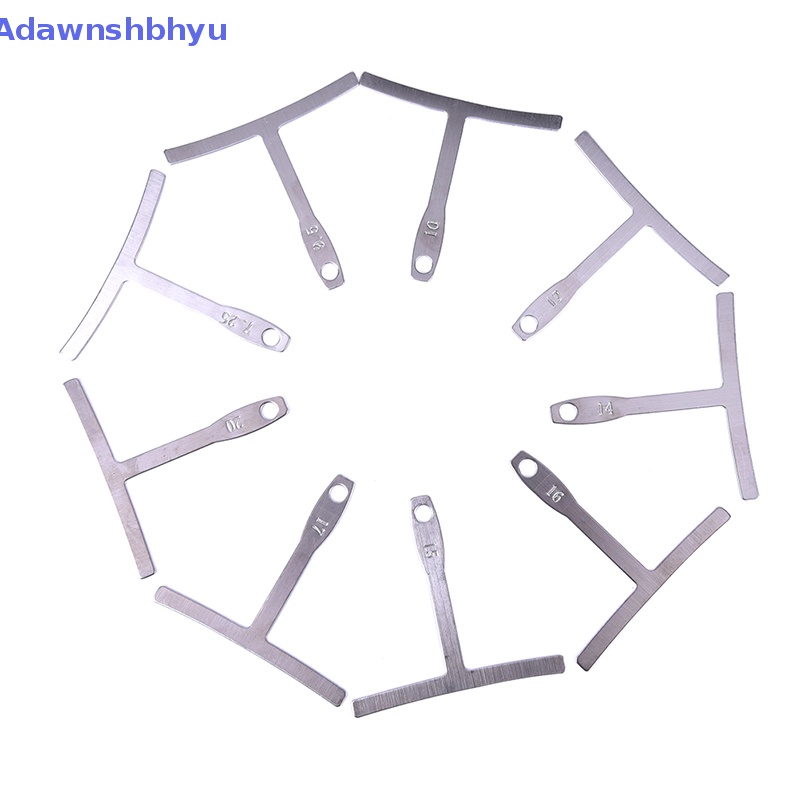 Adhyu Set 9alat Luthier Understring radius gauge Untuk Gitar Dan bass setup ID