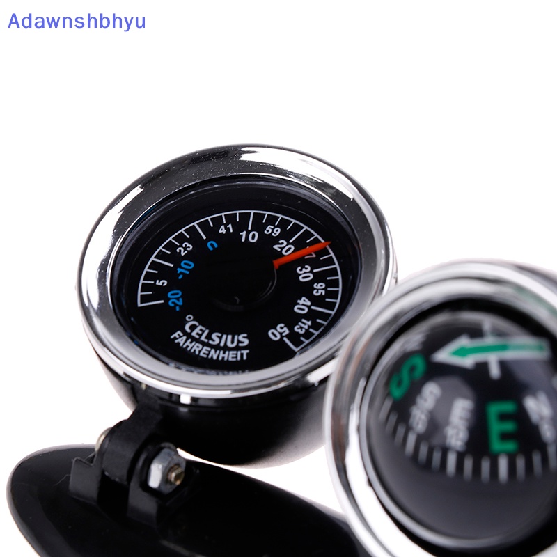 Adhyu 2in1 Guide Ball Car Compass Thermometer Hiasan Mobil Arah Dashboard Bola ID