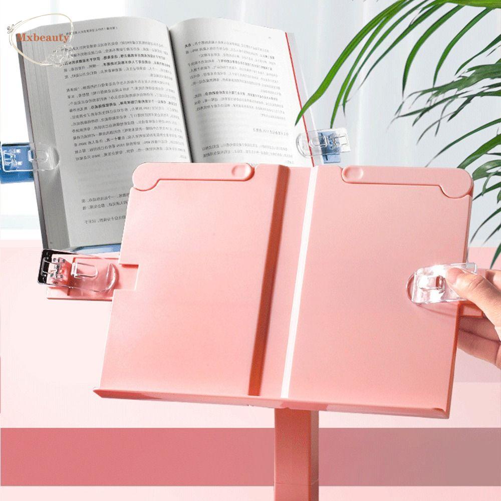 Mxbeauty Buku Holder Notebook Multifungsi Siswa Stationary Alat Kantor Musik Score Tablet Membaca Bookend Reading Stand