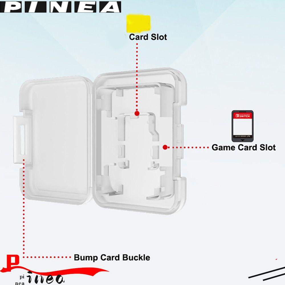 Nanas 10pcs Game Card Case Bening Pelindung Lengan Kotak Penyimpanan Untuk Nintendo Switch Game Cartridge Case Untuk Nintendo Switch OLED