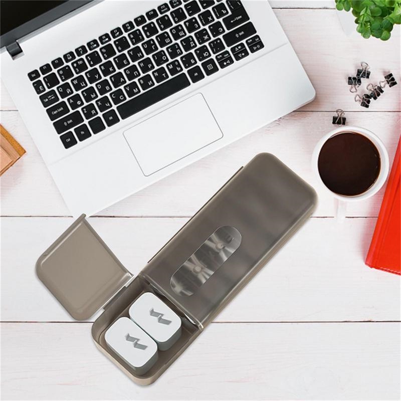 Kotak Penyimpanan Kabel Data, Desktop Laci Charger Ponsel Kotak Sortir Dan Pembagian