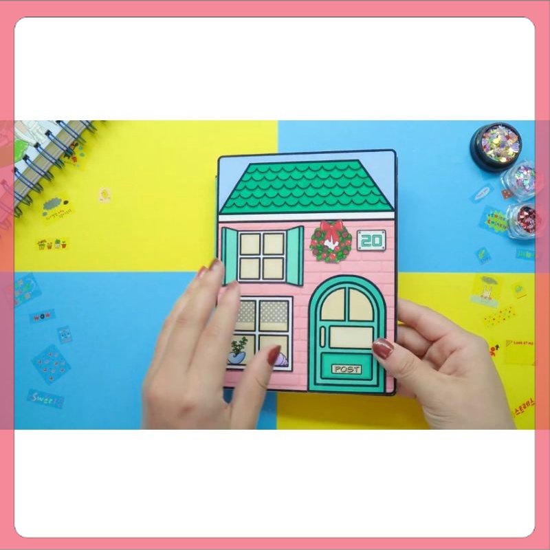 New Toca Boca Paper doll Toca Sister's Life Paper Book Quiet Book Mainan Edukasi Terlaris