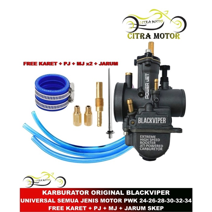 KARBURATOR CPO  PWK 24 26 28 30 32 34 COOL POWER RACING KARBU - PWK 26, BLACKRAVEN