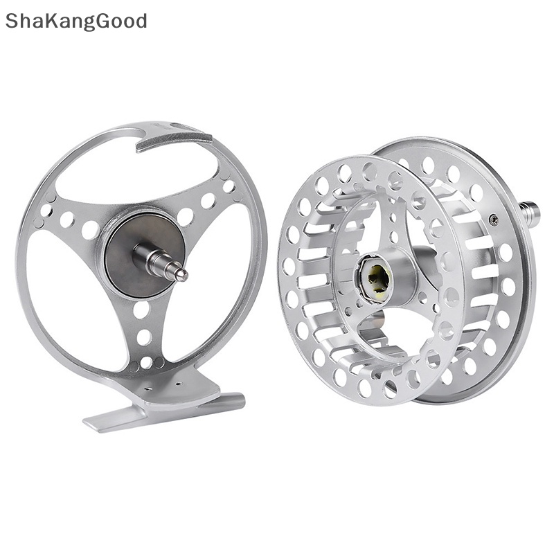 Skid Fly Fishing Wheel 3per4 Fly Reel Pancing Alumunium Fly Reel Mesin CNC Potong Besar Arbor Die Casg Alat Pancing SKK