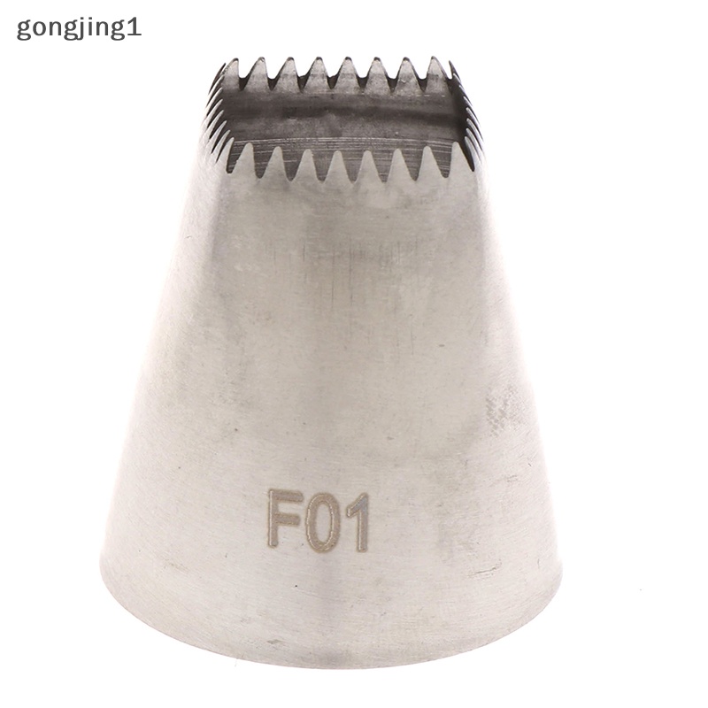 Ggg 3pcs Persegi Hati Icing Piping Nozzle Rusia DIY Cream Kue Pastry Tips Alat ID