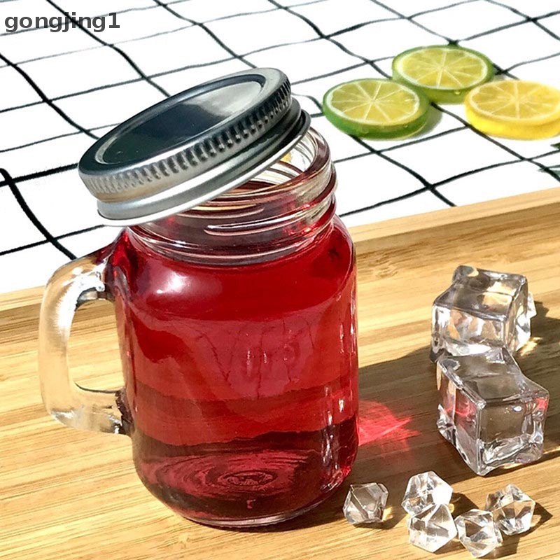 Ggg 35/120/180ML Botol Kaca Bumbu Piknik Jar Madu Kaca Transparan Dengan Tutup ID