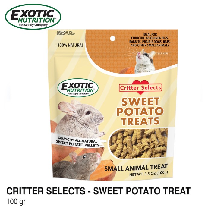 Exotic Nutrition Critter Selects - Sweet Potato Treat 100gr