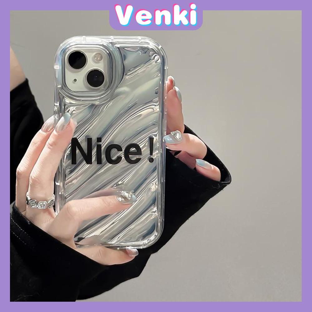 VENKI - For iPhone 11 iPhone Case Laser Reflective Transparent Phone Case TPU Soft Shockproof Airbag Case Protection Nice Good Compatible with iPhone 14 13 Pro max 12 Pro Max xr xs