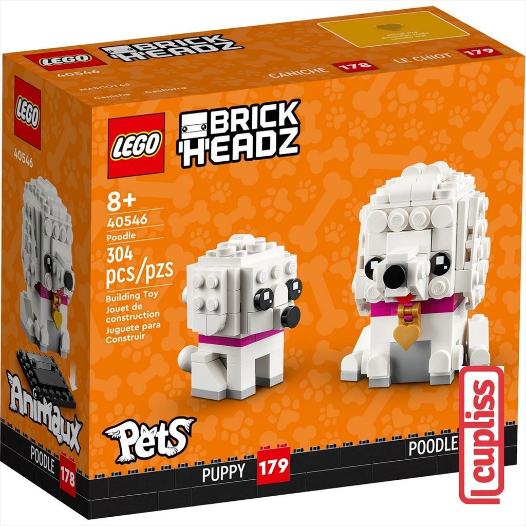 LEGO Brickheadz 40546 Poodles Pets