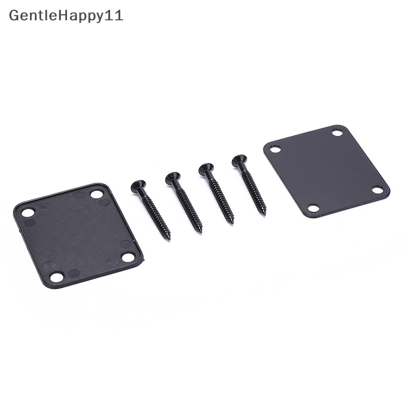 Gentlehappy Plat Leher Gitar Elektrik Neck Plate Fix Papan Sambungan Leher Gitar 3warna id