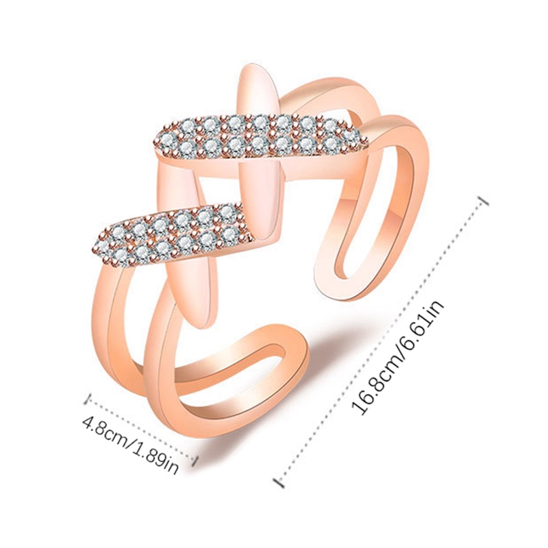 Chevron Gold Cincin Untuk Wanita Berlapis Emas 14k Gold Dainty Adjustable Rings Pointed V Knuckle Rings Open Band Sederhana Berlian Palsu Marquise Finger Ring Perhiasan Hadiah