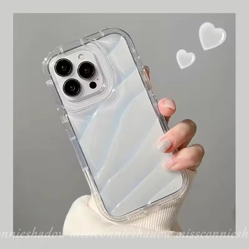 IPHONE Casing Shockproof Korgasi Kreatif Stereo 3D Baru Kompatibel Untuk Iphone11 13 14 12 Pro MAX 7Plus 6 8 6S 7Plus XR XS X MAX 8Plus SE 2020 Mewah Simple Bening Penutup Warna Permen