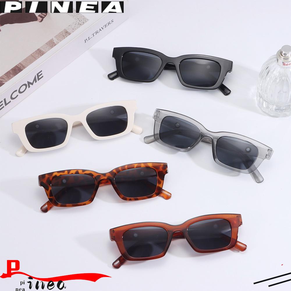 Nanas Kacamata Persegi Panjang Vintage Driver Goggles Kacamata Perlindungan UV400 Untuk Wanita